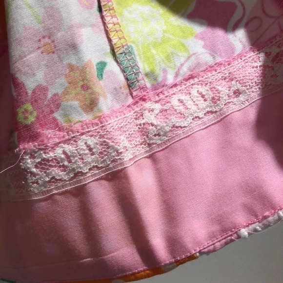 Lilly Pulitzer Kelly dress pink orange patchwork 6 New with tags - Picture 8 of 11